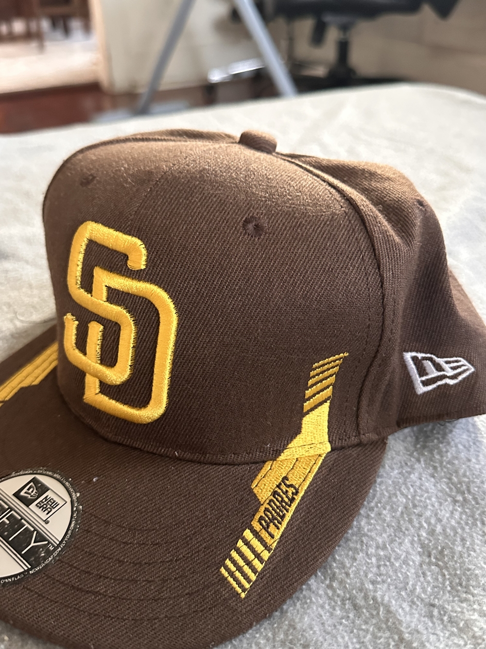 New Era Brown & Yellow San Diego Padres Fitted Cap